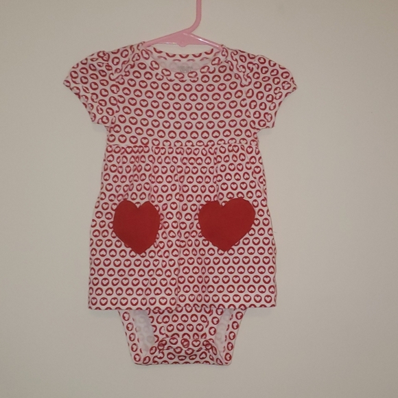 Carter's Valentine's Day Dress and Cardigan 6 mos. - Picture 3 of 4